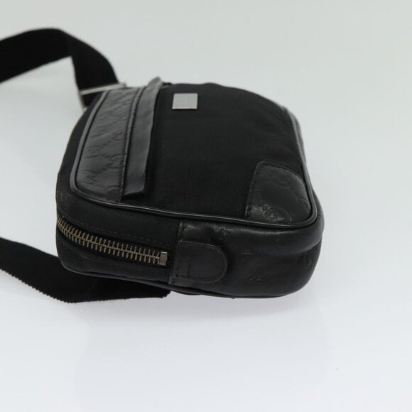 GUCCI Guccissima Waist bag Nylon Black 162417 Auth bs25059 - Picture 4 of 16